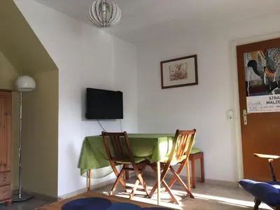 TV/Unterhaltungsangebot in der Unterkunft Ferienwohnung Momo . Villa Strawalde . Altenau/Oberharz