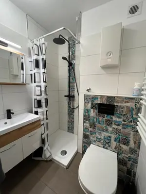 Ein Badezimmer in der Unterkunft Ferienwohnung Dornröschen