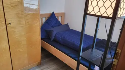Ein Bett oder Betten in einem Zimmer der Unterkunft Ferienwohnung Marie-Luise Hahnenklee