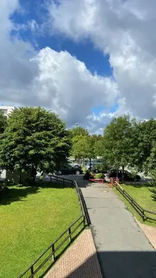 Ein Garten an der Unterkunft Ferienwohnung Franzi