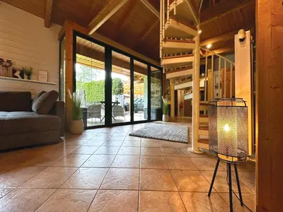 Grundriss der Unterkunft Ferienhaus Am Hang, Sky-Entertainment, DAZN, Carport, alles Barrierefrei
