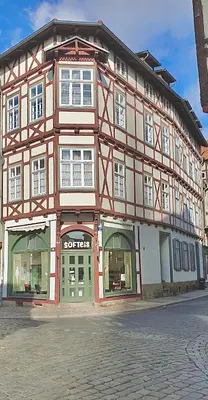 Das Gebäude in dem sich die Ferienwohnung befindet