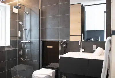 Ein Badezimmer in der Unterkunft HBS Hotel by WMM Hotels