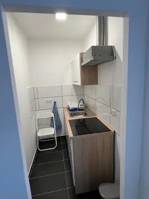 Küche/Küchenzeile in der Unterkunft Ferienwohnung ENJOY 2