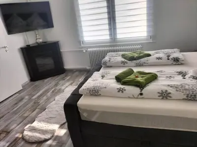 Ein Bett oder Betten in einem Zimmer der Unterkunft Silbertaler
