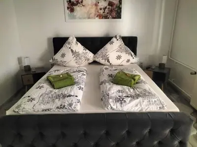 Ein Bett oder Betten in einem Zimmer der Unterkunft Silbertaler