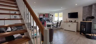 TV/Unterhaltungsangebot in der Unterkunft Premiumferienhaus Prana