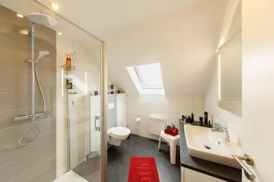 Ein Badezimmer in der Unterkunft Premiumferienhaus Surya