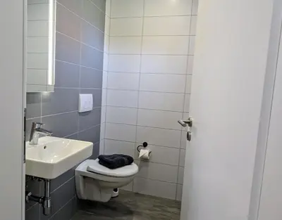 Ein Badezimmer in der Unterkunft Premiumferienhaus Mara