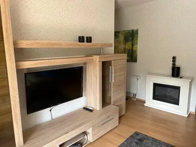 Ein Bett oder Betten in einem Zimmer der Unterkunft Wald-Idyll: Urlaub im Grünen
