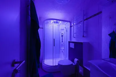 Ein Badezimmer in der Unterkunft Ferienwohnung König