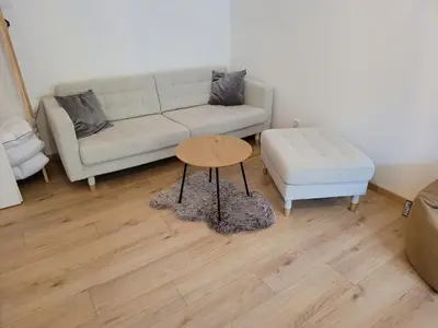 Ein Sitzbereich in der Unterkunft Ferienwohnung HarzHome