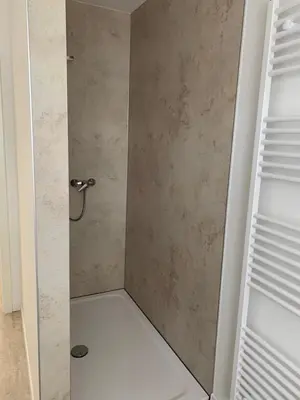Ein Badezimmer in der Unterkunft Ferienhaus Am Bodestein