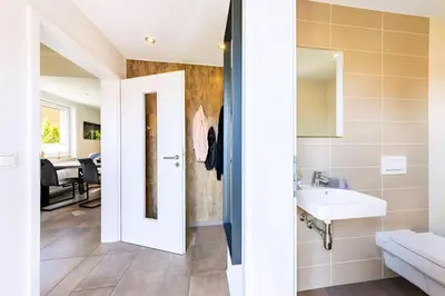 Ein Badezimmer in der Unterkunft Premiumferienhaus Vanua