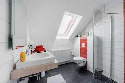 Ein Badezimmer in der Unterkunft Ferienhaus Hödur