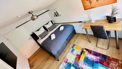 Küche/Küchenzeile in der Unterkunft FeWo Bachlauf mit großer Terrasse von Harztraveler