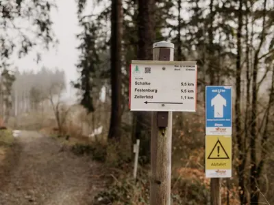 Naturlandschaft in der Nähe des Ferienhauses