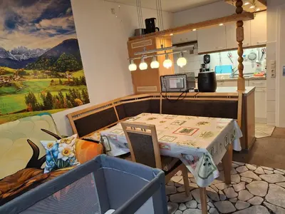 Küche/Küchenzeile in der Unterkunft Wohnung 416, Am Kurpark 3, 38700 Braunlage