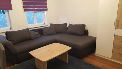 Ein Sitzbereich in der Unterkunft Bertel 1