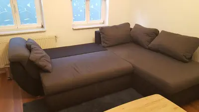 Ein Sitzbereich in der Unterkunft Bertel 1