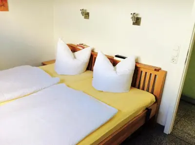Ein Bett oder Betten in einem Zimmer der Unterkunft Panoramic App459