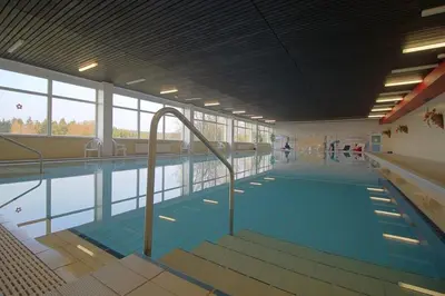 Der Swimmingpool an oder in der Nähe von Panoramic App459