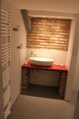 Ein Badezimmer in der Unterkunft Ferienwohnungen Im Alten Handelshof