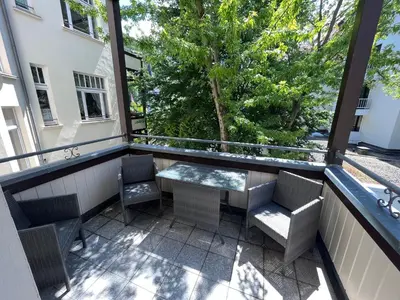 Ein Sitzbereich in der Unterkunft Prinzenhof Suite