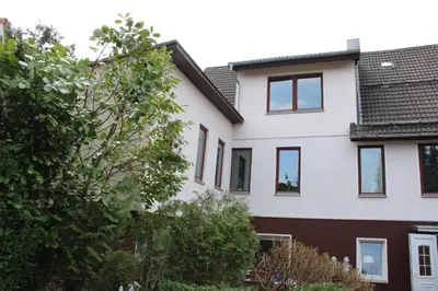 Das Gebäude in dem sich die Pension befindet