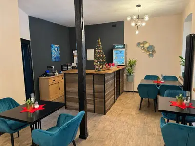 Kaffee-/Teezubehör in der Unterkunft Aneton Garni Hotel