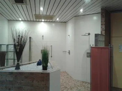 Ein Badezimmer in der Unterkunft Ferienwohnung Paula