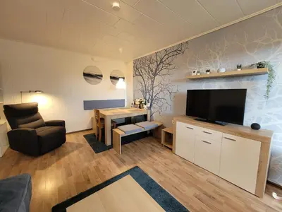 TV/Unterhaltungsangebot in der Unterkunft Ferienwohnung Bergblick in Sankt Andreasberg