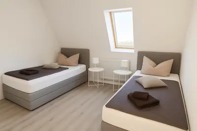 Ein Bett oder Betten in einem Zimmer der Unterkunft Apartment-Studio, Netflix-TV für bis zu 2 Personen