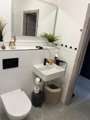 Ein Badezimmer in der Unterkunft Bergliebe Sankt Andreasberg