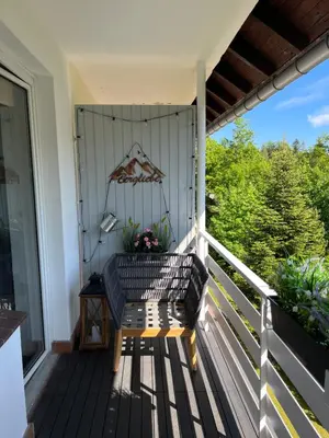 Ein Balkon oder eine Terrasse in der Unterkunft Bergliebe Sankt Andreasberg