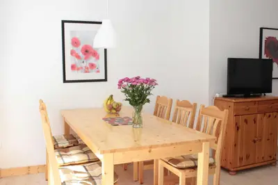 TV/Unterhaltungsangebot in der Unterkunft Ferienwohnung Forsthaus am Brocken, 55 qm, 2 Schlafzimmer F7
