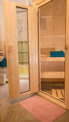 Ein Badezimmer in der Unterkunft Ferienhäuser Ilsestein Einzelhaus, 130 qm, 4 Schlafzimmer