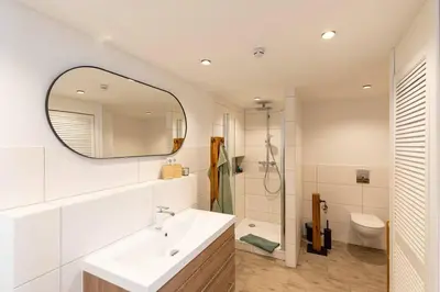 Ein Badezimmer in der Unterkunft Altstadthäuschen