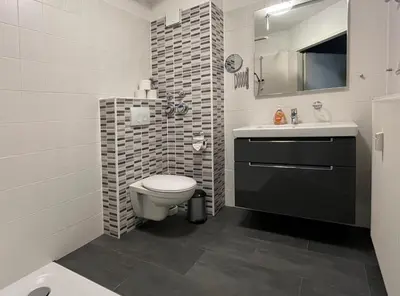 Ein Badezimmer in der Unterkunft Apartment Heller am Hasselkopf