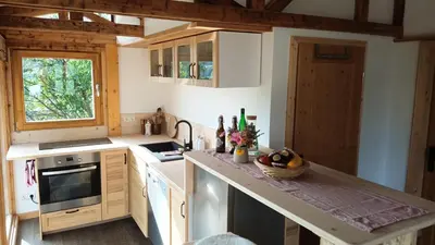 Küche/Küchenzeile in der Unterkunft Ferienhaus am Bückeberg