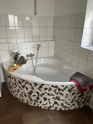 Ein Badezimmer in der Unterkunft Jeanny´s Ferienwohnung