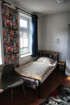 Ein Bett oder Betten in einem Zimmer der Unterkunft Brockensicht