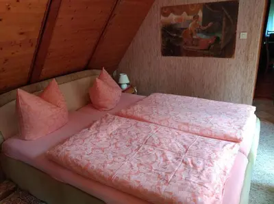 Ein Bett oder Betten in einem Zimmer der Unterkunft Haus Susemihl