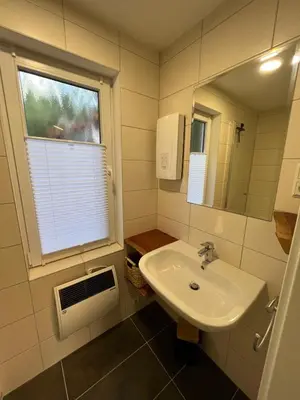 Ein Badezimmer in der Unterkunft Steinbachhütte 2