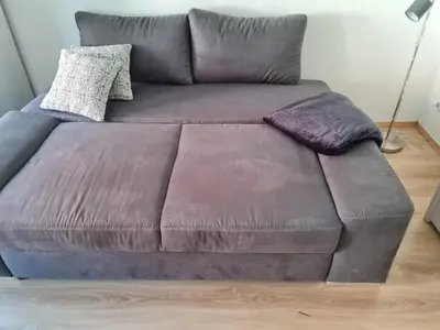 Ein Sitzbereich in der Unterkunft Bertel 5