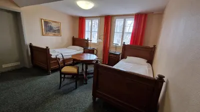 Ein Bett oder Betten in einem Zimmer der Unterkunft Kloster Drübeck