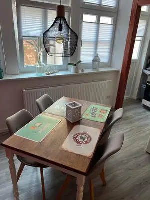 Ein Sitzbereich in der Unterkunft Altstadt Fewo Wernigerode