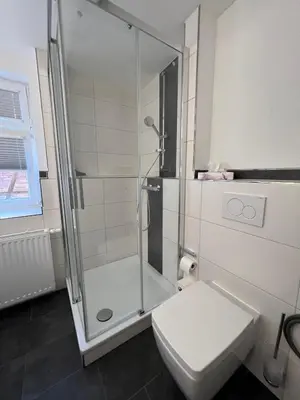 Ein Badezimmer in der Unterkunft Altstadt Fewo Wernigerode