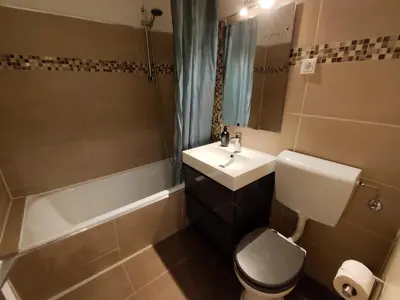 Ein Badezimmer in der Unterkunft Apartment Harzgeflüster