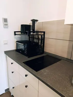 Küche/Küchenzeile in der Unterkunft Apartment Harzgeflüster